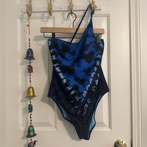 aerie- Blue Tie Dye Swimsuit